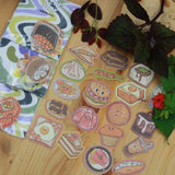 SUPA LUNA Sticker Pack Expressive food 20pcs