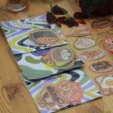 SUPA LUNA Sticker Pack Expressive food 20pcs