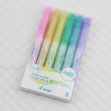 PILOT Frixion Light Spotliter Pen 6Soft Colors Set