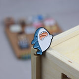 SUPA LUNA Enamel Pin Shark Rawr