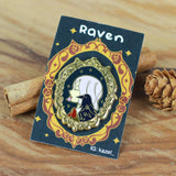 KAZEL LIM Hard Enamel Pin Raven