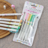 ZEBRA Mildliner Highlighter WFT7 5Colors Set Mild Fluorescent