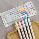 ZEBRA Mildliner Highlighter WFT7 5Colors Set Friendly