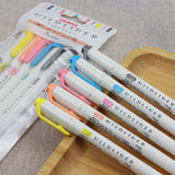 ZEBRA Mildliner Highlighter WFT7 5Colors Set Friendly