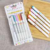ZEBRA Mildliner Highlighter WFT7 5Colors Set Mild Relief