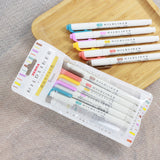 ZEBRA Mildliner Highlighter WFT7 5Colors Set Mild Relief