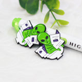 SUPA LUNA Enamel Pin Alien Pooping