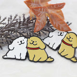 SUPA LUNA Enamel Pin Best friends Dogs