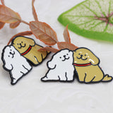 SUPA LUNA Enamel Pin Best friends Dogs