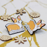 SUPA LUNA Enamel Pin Life is short so are my legs