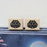 SUPA LUNA Rubber Stamp (XS) Fat Cat