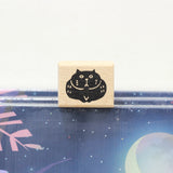 SUPA LUNA Rubber Stamp (XS) Fat Cat