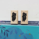 SUPA LUNA Rubber Stamp (XS) Sleepy Cat