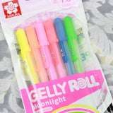 SAKURA Gelly Roll Moonlight Fluorescent 6 Pen Set