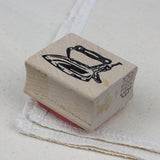 100 PROOF PRESS Wooden Rubber Stamp Iron/Old