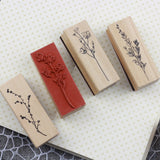 SUPA LUNA Rubber Stamp (M) Plants