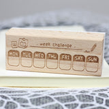 SUPA LUNA Rubber Stamp (M) Cat Weekly