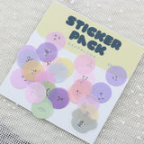 SUPA LUNA Sticker Pack Purple Mood