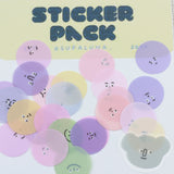 SUPA LUNA Sticker Pack Purple Mood