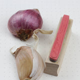 100 PROOF PRESS Wooden Rubber Stamp Small Knife