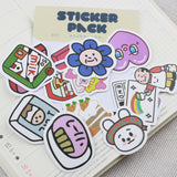 SUPA LUNA Sticker Pack Uncle 20pcs
