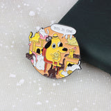 SUPA LUNA Enamel Pin This is fine