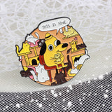 SUPA LUNA Enamel Pin This is fine