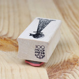 100 PROOF PRESS Wooden Rubber Stamp Agricultural Windmill