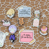 SUPA LUNA Enamel Pin To travel is to live