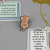 SUPA LUNA Enamel Pin Tiger Back