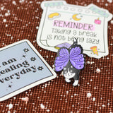 SUPA LUNA Enamel Pin Ballerina Cat