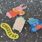 SUPA LUNA Enamel Pin To travel is to live
