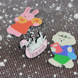 SUPA LUNA Enamel Pin I decide my vibe