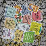 SUPA LUNA Sticker Pack Motivation 10x