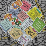 SUPA LUNA Sticker Pack Motivation 10x