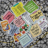 SUPA LUNA Sticker Pack Motivation 10x
