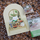 DOW Die-Cut Postcard Coffee