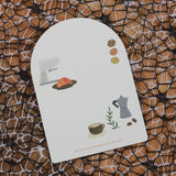 DOW Die-Cut Postcard Coffee