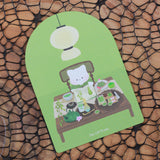 DOW Die-Cut Postcard Matcha
