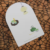 DOW Die-Cut Postcard Matcha