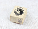 100 PROOF PRESS Wooden Rubber Stamp Around the World