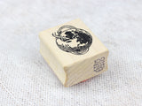 100 PROOF PRESS Wooden Rubber Stamp Around the World