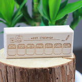 SUPA LUNA Rubber Stamp (M) Cat Weekly