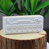 SUPA LUNA Rubber Stamp (M) Cat Weekly
