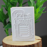 SUPA LUNA Rubber Stamp (L) Cat To Do List