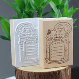 SUPA LUNA Rubber Stamp (L) Cat To Do List
