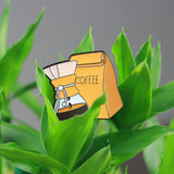 SUPA LUNA Enamel Pin Drip coffee