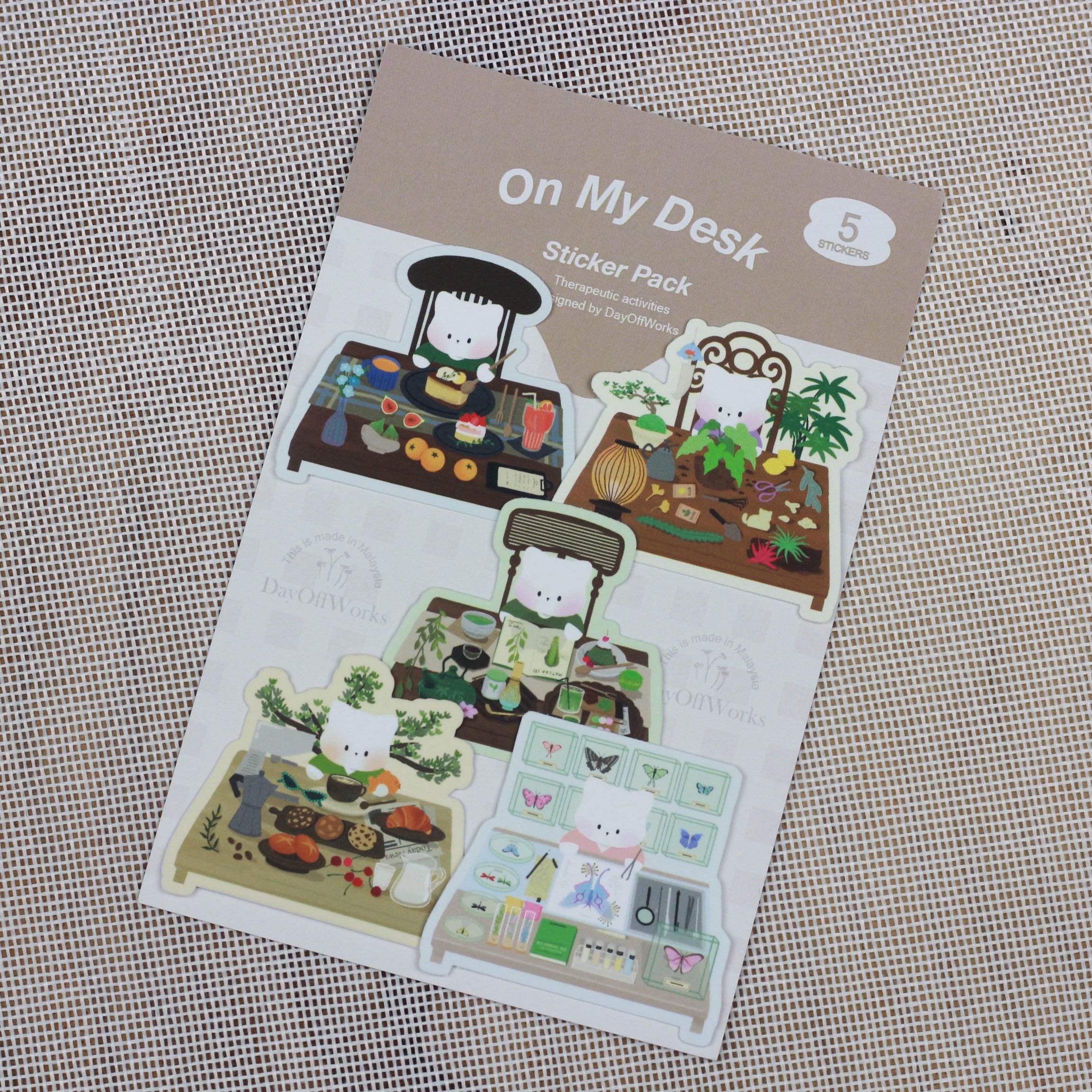 Sticker For Desk Line DOW Sticker Pack On my desk – WRITER Stationery Store
