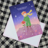 PANDA YOONG The Little Prince & Rose Postcard