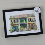 LORONGANDLANE Papercut 3D Frame Jalan 3